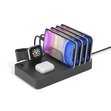 USB Standard Wireless Charge Desktop Charger Station with Over-Charging Protection